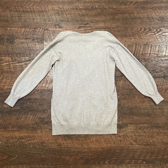 Joie Irita Sweater Lace Cashmere Whimsigoth Lagenlook Longline Gray Size Small - Picture 4 of 10